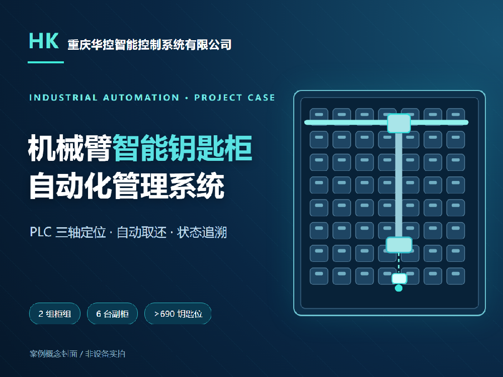 机械臂智能钥匙柜自动化管理系统项目案例